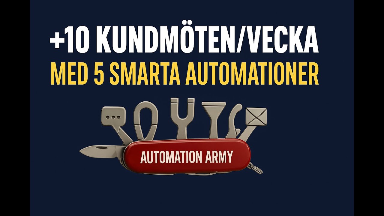 Så får du 10 extra kundmöten i veckan med 5 automationer som jobbar åt dig