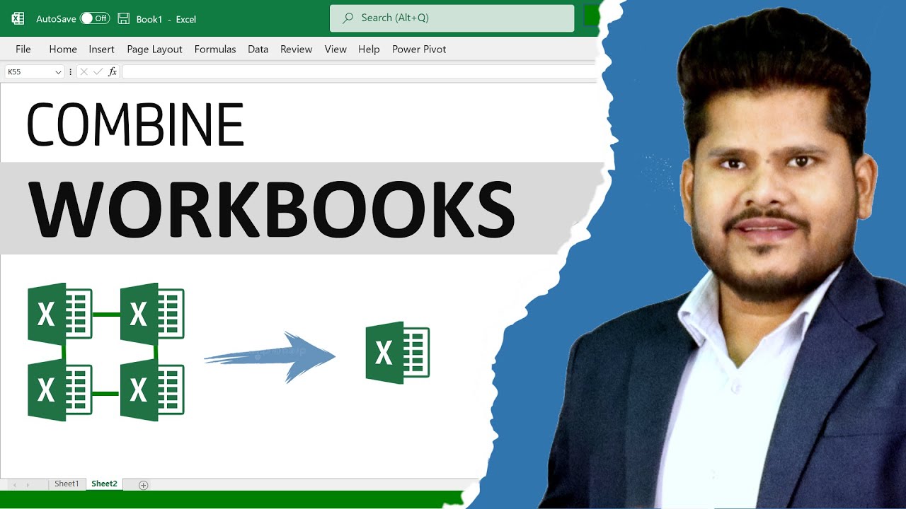 combine-multiple-excel-workbooks-into-one-youtube