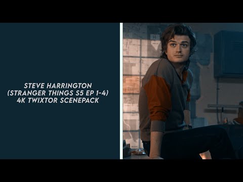Steve harrington (stranger things s5 ep 1-4) 4k twixtor scenepack