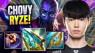 CHOVY IS SO CLEAN WITH RYZE! - GEN Chovy Plays Ryze MID vs Galio! | Season 2023