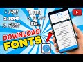 Pixellab fonts download kaise kare | How to font download for pixellab | Download fonts for pixellab