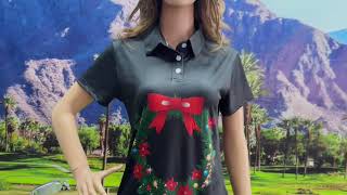 Marry Christmas Women's Golf Polo