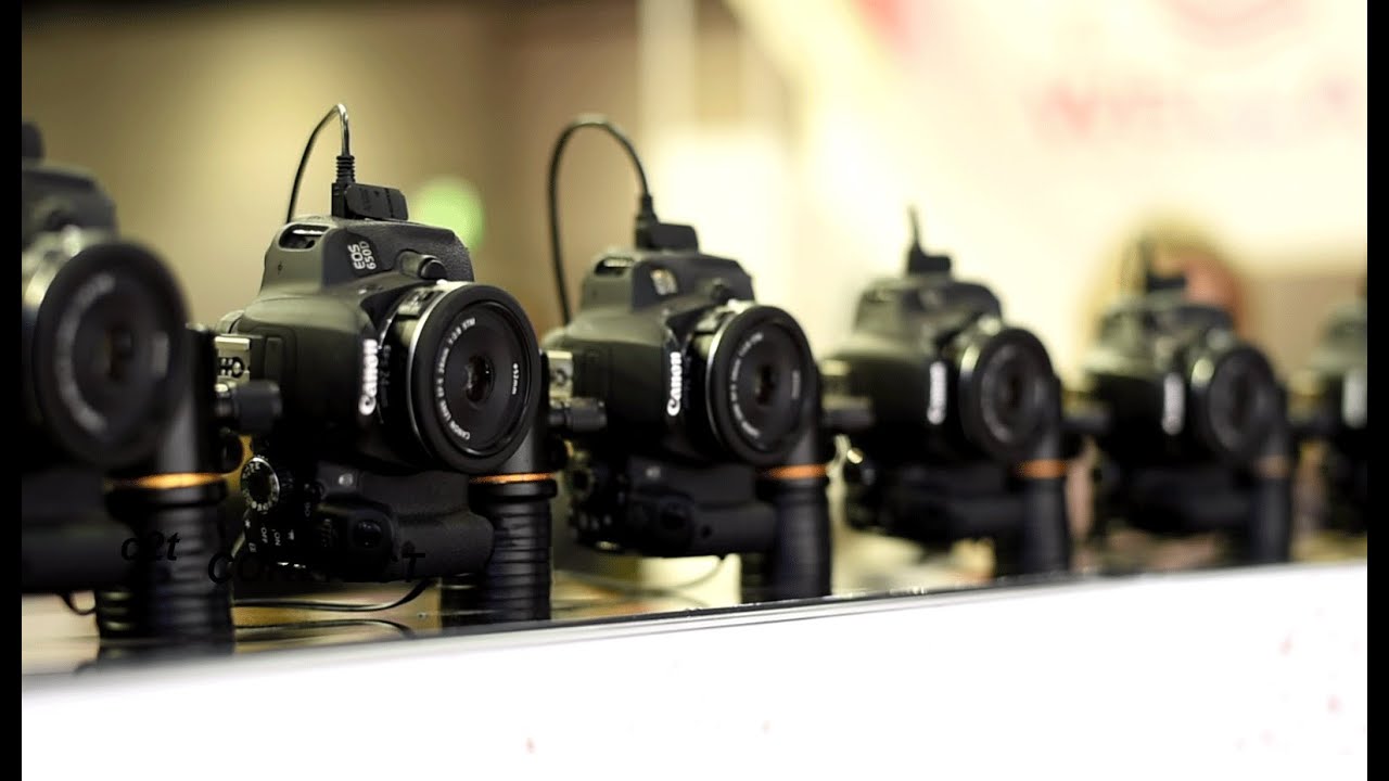 Multiple camera controlling software for 3D bullet time effect by ...