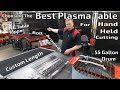 Best plasma tables for hand cutting  wet vs dry cutting  on small large and cnc water tables