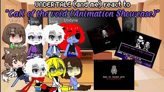 UNDERTALE (and me) react to "UT: [Call of the void]" | Warnings in description | Gacha Reaction