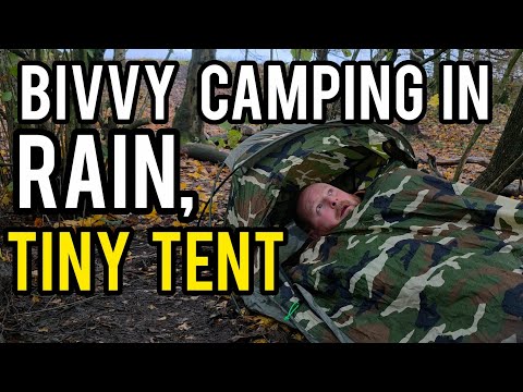 Is This Still Fun? Bivvi Bag Camping In The Rain.