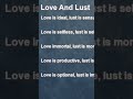 Love or Lust #poem