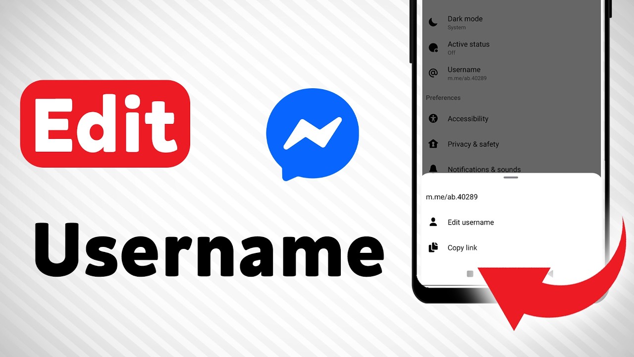 How To Edit Username On Messenger (Updated) - YouTube