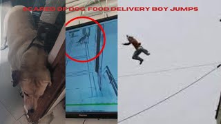 Scared Of Dog, Food Delivery Boy Jumps Off 3rd Floor In Raidurg Hyderabad