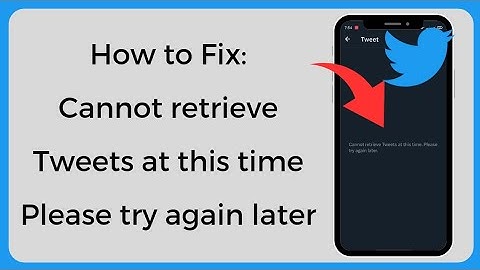 Fixed✅: Cannot retrieve Tweets at this time please try again later |  Twitter Rate Limit Exceeded