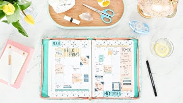 How to Make a Happy Album Calendar Page with Kit #17 by Creative Memories