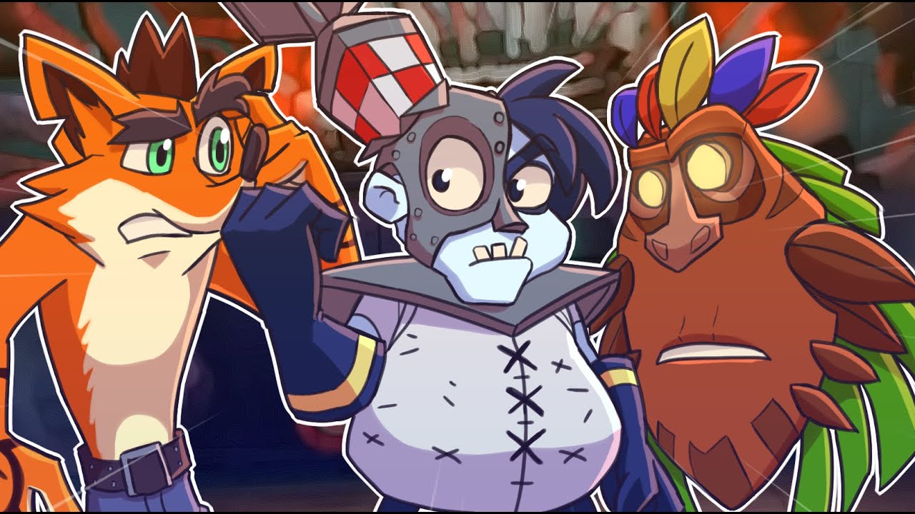 O N. GIN ESTÁ INSANO DEMAIS NESSE JOGO! 😂 | Crash of the Titans (100% ...