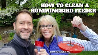 How to Clean a Hummingbird Feeder  QG Day 45