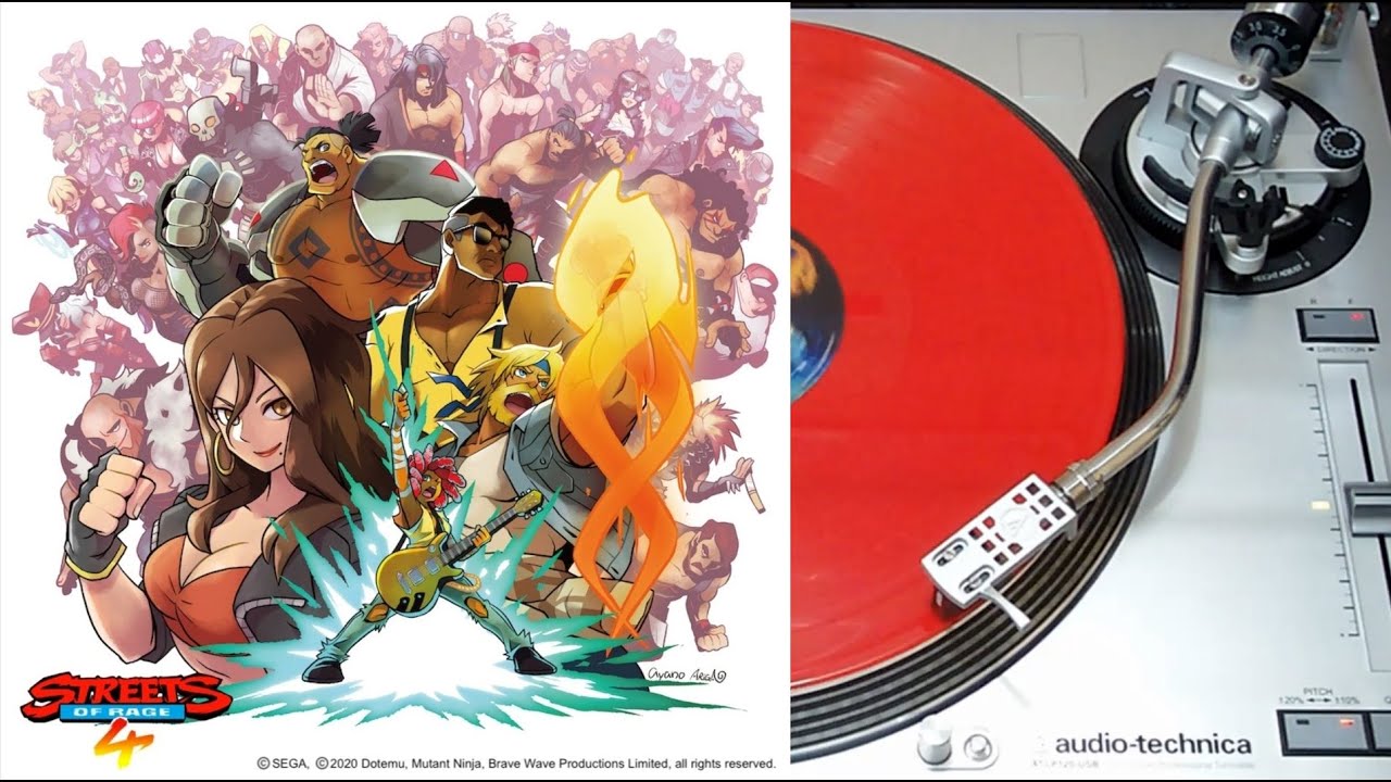 Streets Of Rage 4 - OST vinyl LP collector face A (Brave Wave)