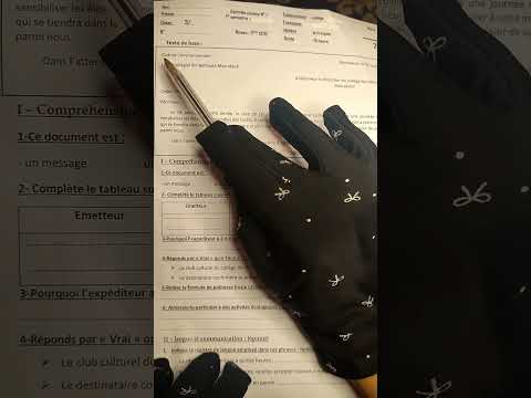 3ème année collège évaluation N1 premier semestre compréhension et langue الفرض الأول الدورة الأولى