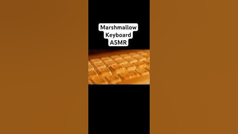 Marshmallow keyboard ASMR #ai #asmr #satisfying #aiasmr #relaxing #keyboard #키보드asmr