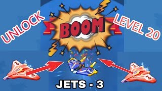 MERGE PLANES UNLOCK LEVEL 20 PLANE - JET - 3 screenshot 5