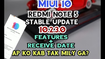 Redmi Note 5 MIUI 10.2.3.0 Stable Update | miui 10.2.3.0 redmi note 5 | android 9 Pie confirmed