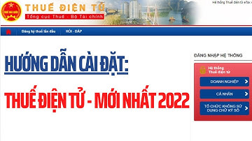 Cài đặt thuế điện tử trên Google Chrome thuedientu.gdt.gov.vn