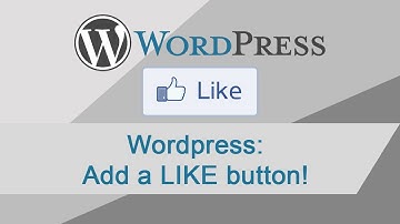 Wordpress 3.7.1 - Facebook Like button on articles (1080p)