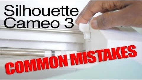 Silhouette Cameo 3 Cutting mat sliding (solved)