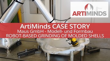Robot Best Practice: Formschalen kraftgeregelt schleifen | Force-controlled grinding of molded shell
