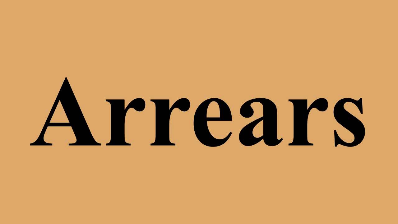 Arrears Youtube