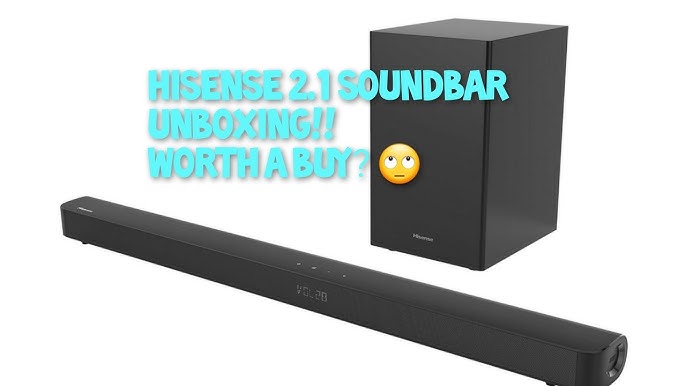 HISENSE HS218 200W Soundbar SUBWOOFER POWERED SOUND & BASS TEST - YouTube