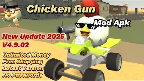 Chicken Gun Mod Apk v4.9.02 | Unlimited Money | Free Shopping | New Update 2025