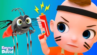 Mosquito Fight Song - Kids Songs & Nursery Rhymes | Emma & David