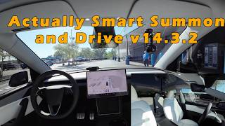 Sam's Actually Smart Summon and Drive Tesla FSD v14.3.2