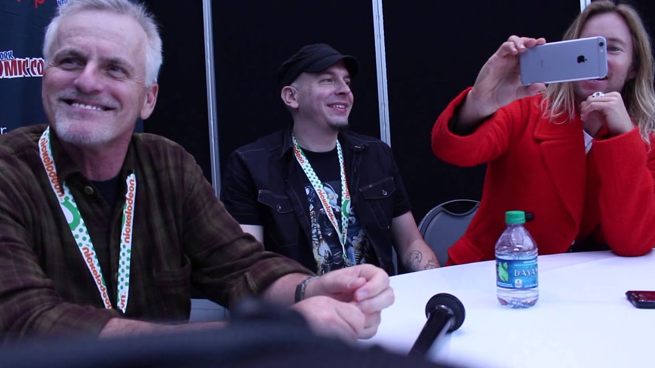 Teenage Mutant Ninja Turtles Rob Paulsen, Greg Cipes & Brandon Auman NYCC 2015 Interview