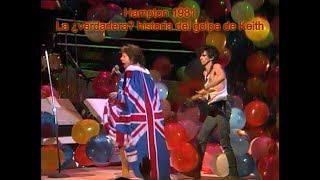 Hampton 1981, la ¿verdadera? historia del golpe de guitarra de Keith.