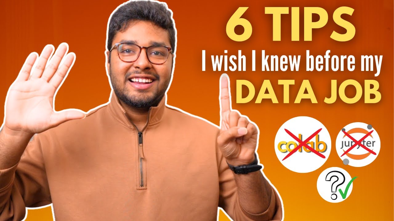 6 Tips I wish I knew before my FIRST DATA JOB / Internship - YouTube