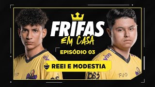O REEI DAS CANTADAS! MODÉSTIA AMASSANDO NAS RIMAS | Frifas Em Casa - #3 | FREE FIRE