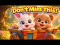 The Wheels in the Forest Go Round &amp; Round 🌳🐰 | Fun Kids Song | @KokoTunesKids
