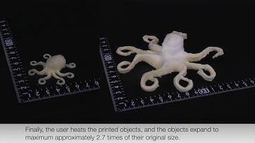 ExpandFab: Fabricating Objects Expanding and Changing Shape with Heat (TEI2020)