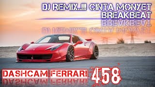 NYETIR FERRARI 458 dengerin  DJ REMIX..!! CINTA MONYET