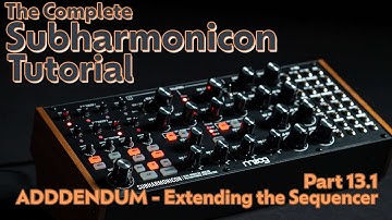 Part 13.1 - ADDENDUM - Extending the Sequencer, Arpeggios/Chord Progression Patch Idea