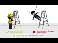 Worker fell off ladder (Bengali)