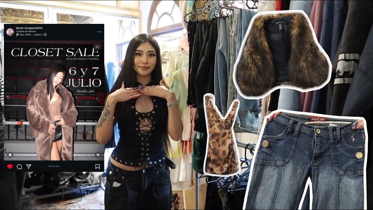 vendiendo mi clóset en un BAZAR + thrift haul
