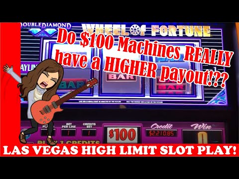 $100 WHEEL OF FORTUNE SLOT MACHINE - ARE PAYOUTS REALLY HIGHER ON $100 SLOTS?? PLUS MORE LIVE SLOTS!