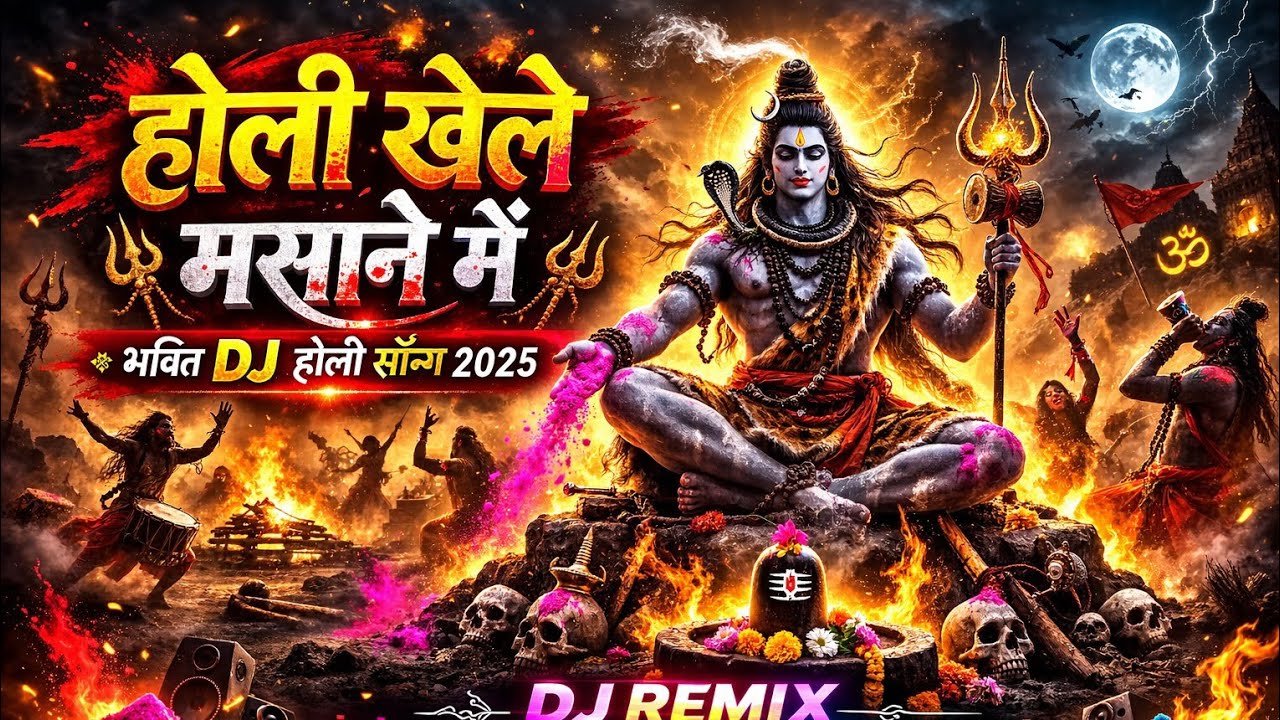 होली खेले मसाने पर 🔥 | महादेव भक्ति DJ होली सॉन्ग 2026 | होली खेले मसाने पर | DJ Remix Holi Bhajan