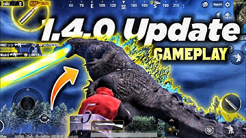 "Godzilla Vs Kong" Pubg Mobile V.1.4.0 Update Gameplay