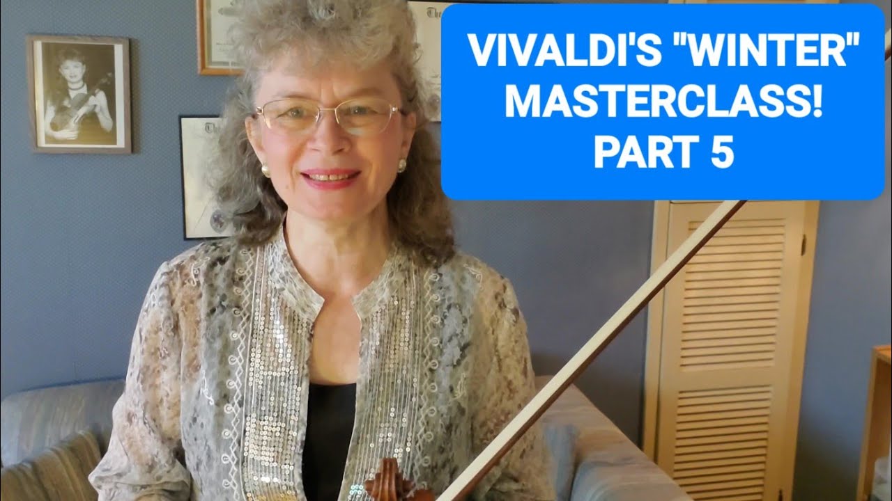 VIVALDI "WINTER", P. 5, MASTERCLASS! "Musical Solutions", Marta Szlubowska, violin.