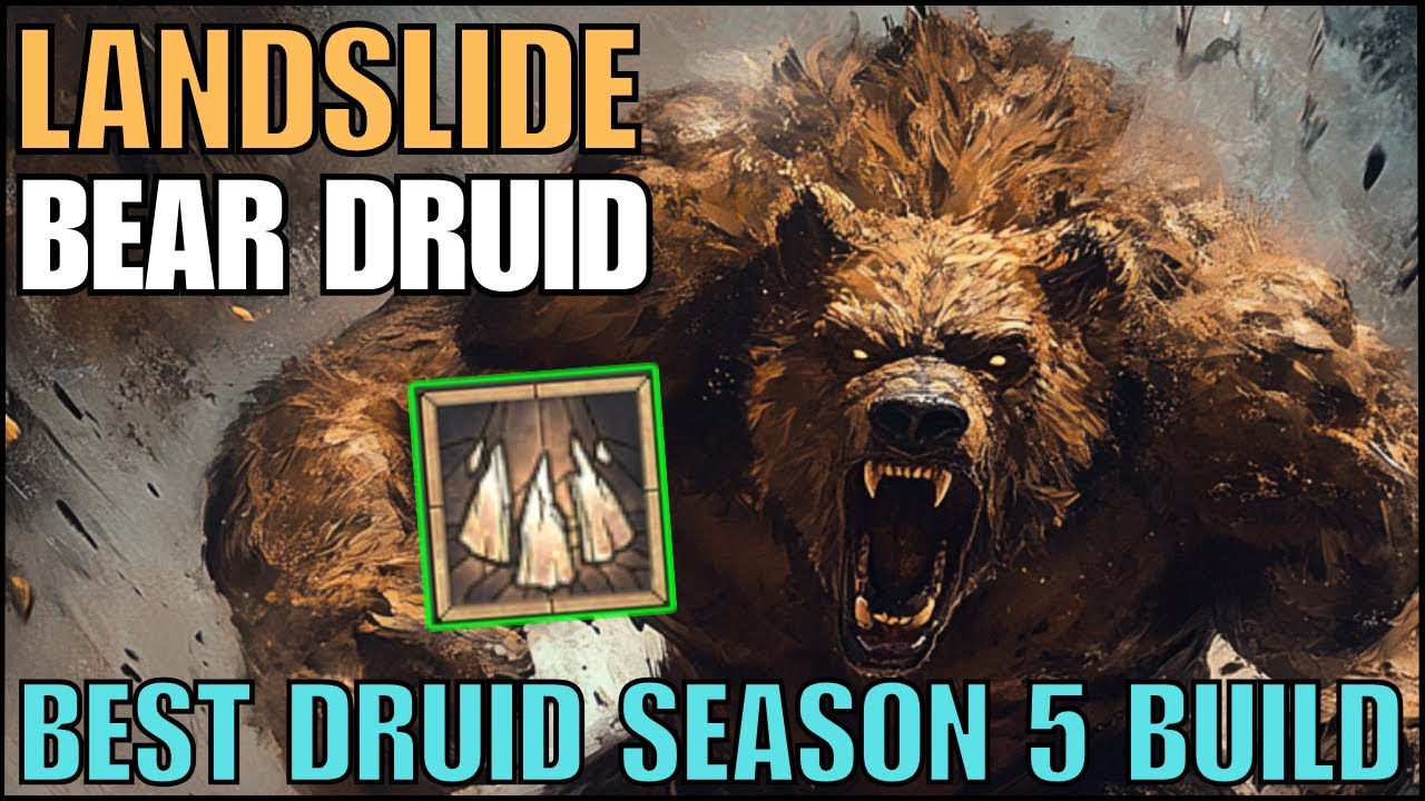Landslide Druid Season 5 Insane Build Diablo 4 - YouTube