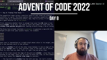 Advent of Code 2022 - Day 8