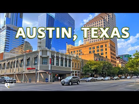 Austin, Texas 🇺🇸  4K Walking Tour of Texas Capital City's Downtown
