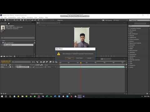 After Effects Tutorial : Disintegration Effect