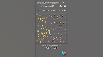 Rock vs Paper vs Scissor | Round 64/100 | #arenaofsimulations #animated #rockpaperscissors